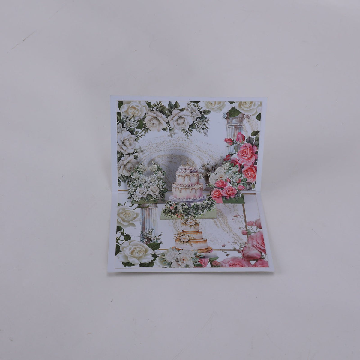 Wedding 90° 3D Pop Up Card