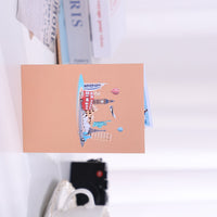 World Travel Souvenir 3D Pop Up Card