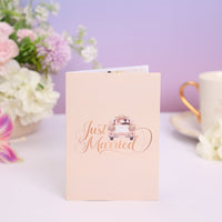 Wedding Vintage Car Flip Pop Up Card