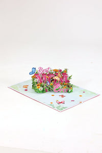 Best Mom Ever Butterfly Greeting Card