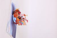 Cartoon Pirate Ship 3D Pop Up Card