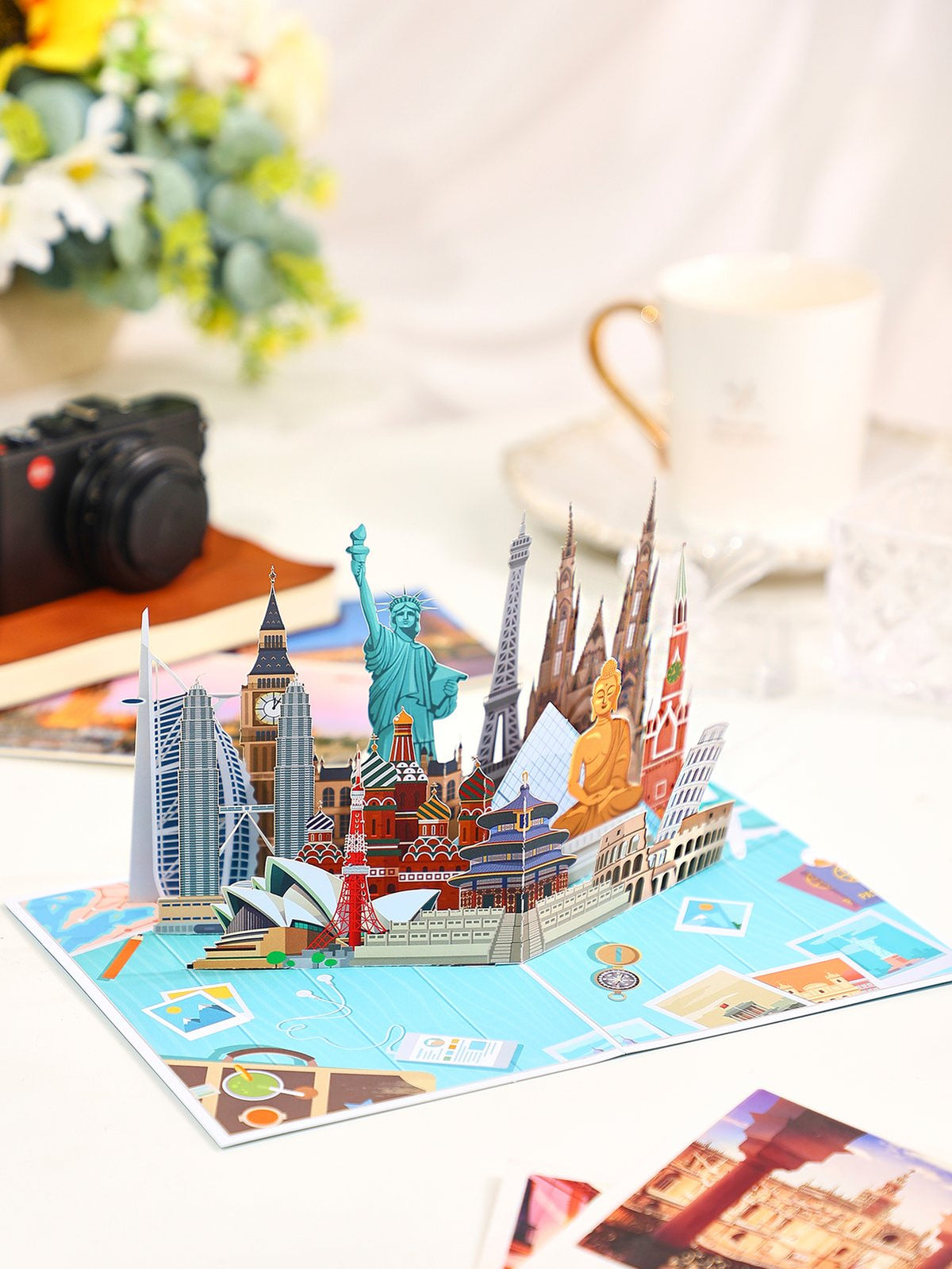 World Architecture 3D Pop Up Card