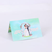 White Rose Wedding 3D Pop Up Card