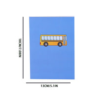 Bus Pop Up Card