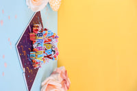 Letter Balloons Birthday Greeting Card