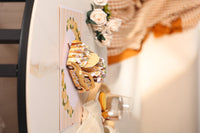 Yellow Flower Cart 3D Pop Up Card