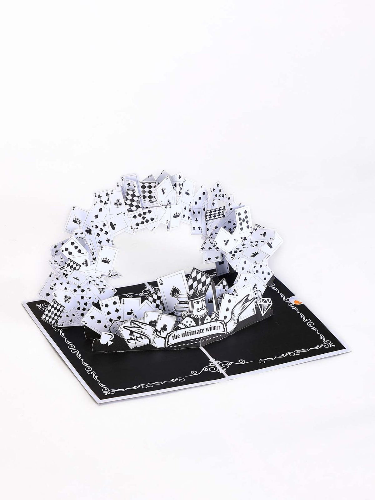 Playing Cards House 3D Pop Up Card