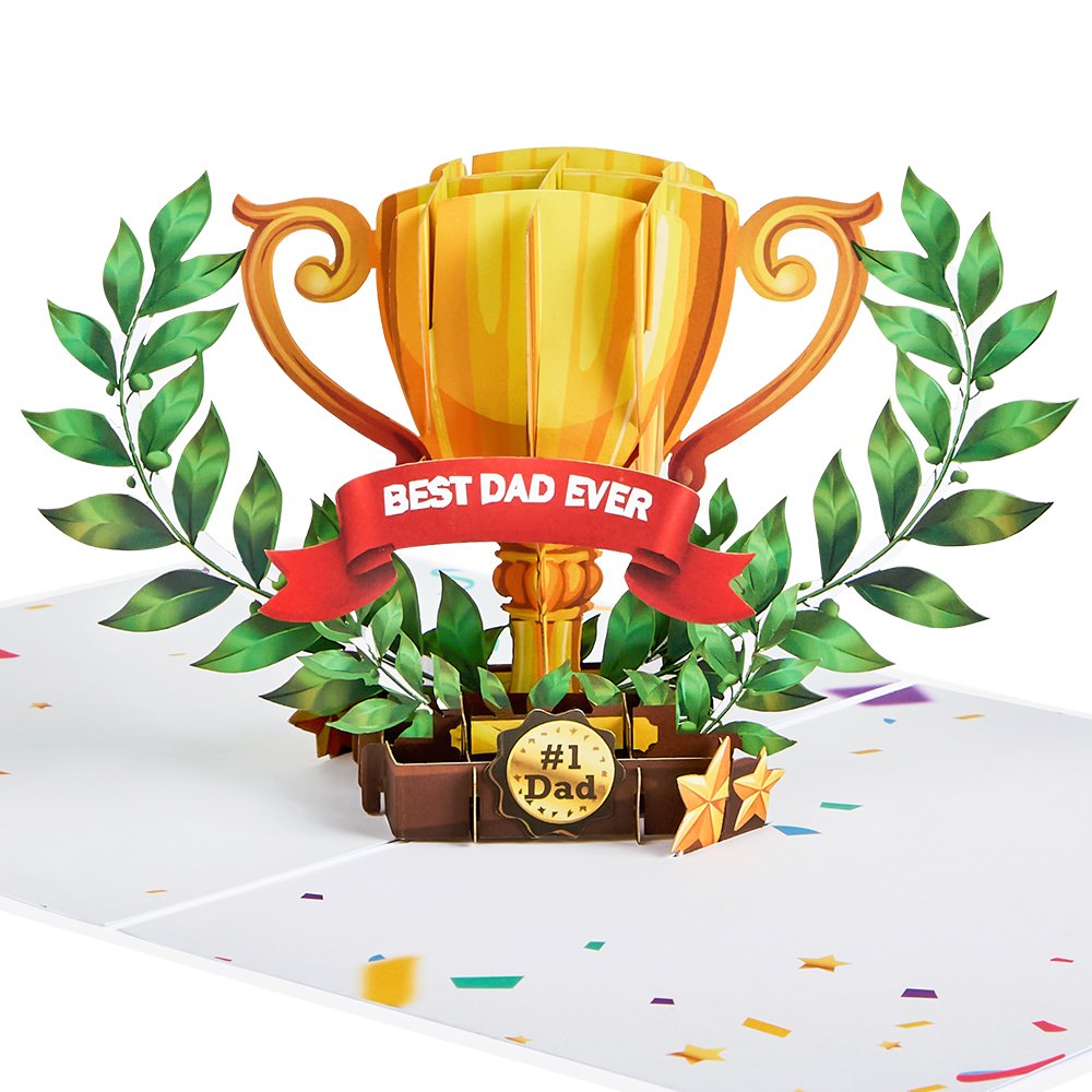 Father's Day Trophy 3D Pop Up Card
