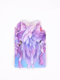 Purple Angel Wings 3D Pop Up Card