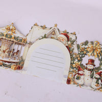 Gold Christmas Double Door Pop Up Card