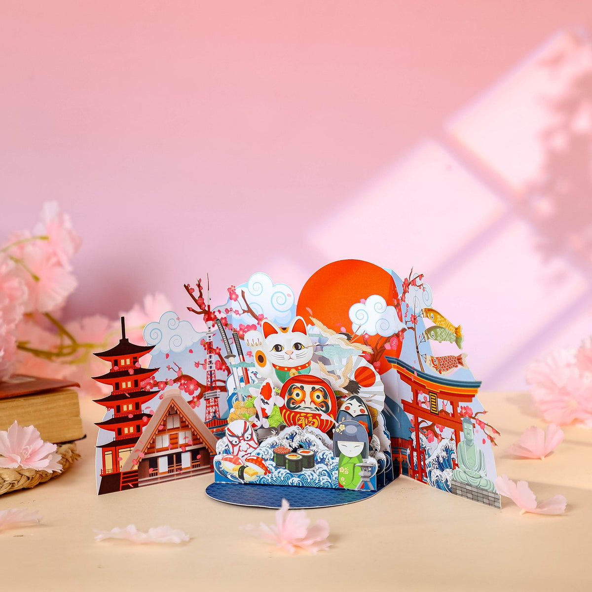 Japan City 3D Pop Up Card