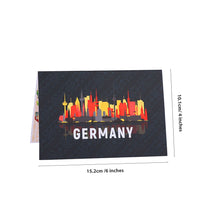 Germany City 90° 3D Pop Up Card