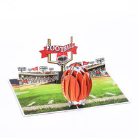 Football 3D Pop Up Card