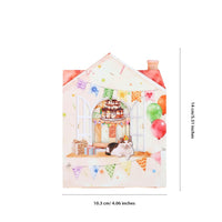 Birthday Party Cottage 3D Pop Up Card