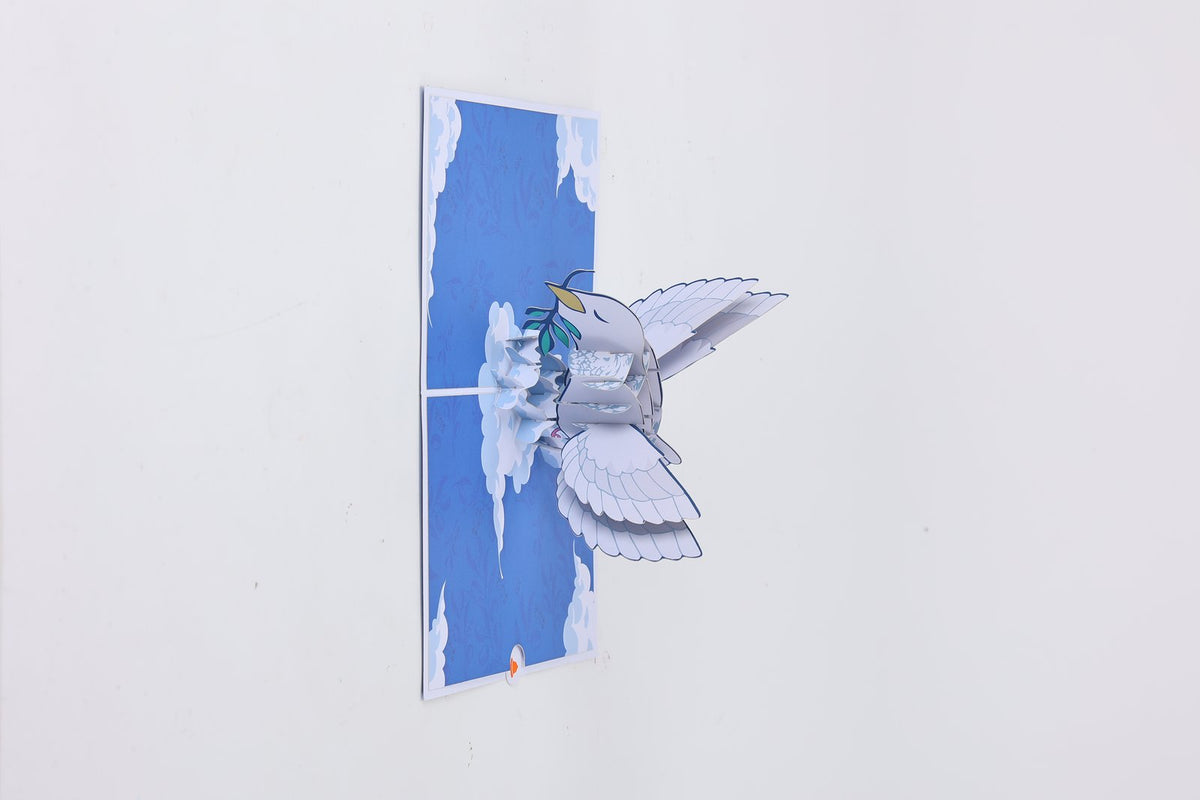 Peace Dove 3D Pop Up Card