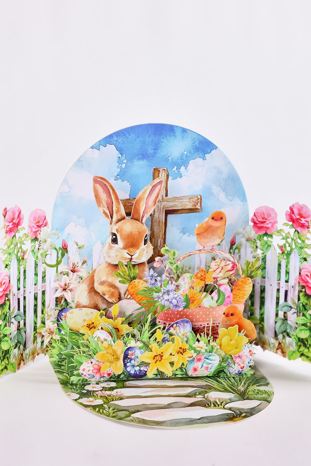 Easter Double Door Pop Up Card