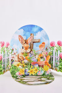 Easter Double Door Pop Up Card