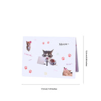 Cat Laptop Flip Pop Up Card