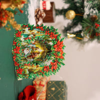 Nativity Poinsettia 3D Pop Up Card