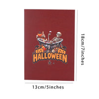 Gothic Skeleton Pop Up Card