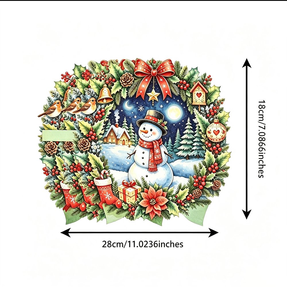 Christmas Beach Double Door Pop Up Card