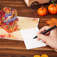 Universal Thanksgiving Thank You Pop Up Card