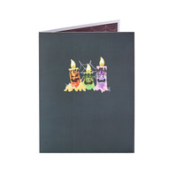 Halloween Candle Pop Up Card
