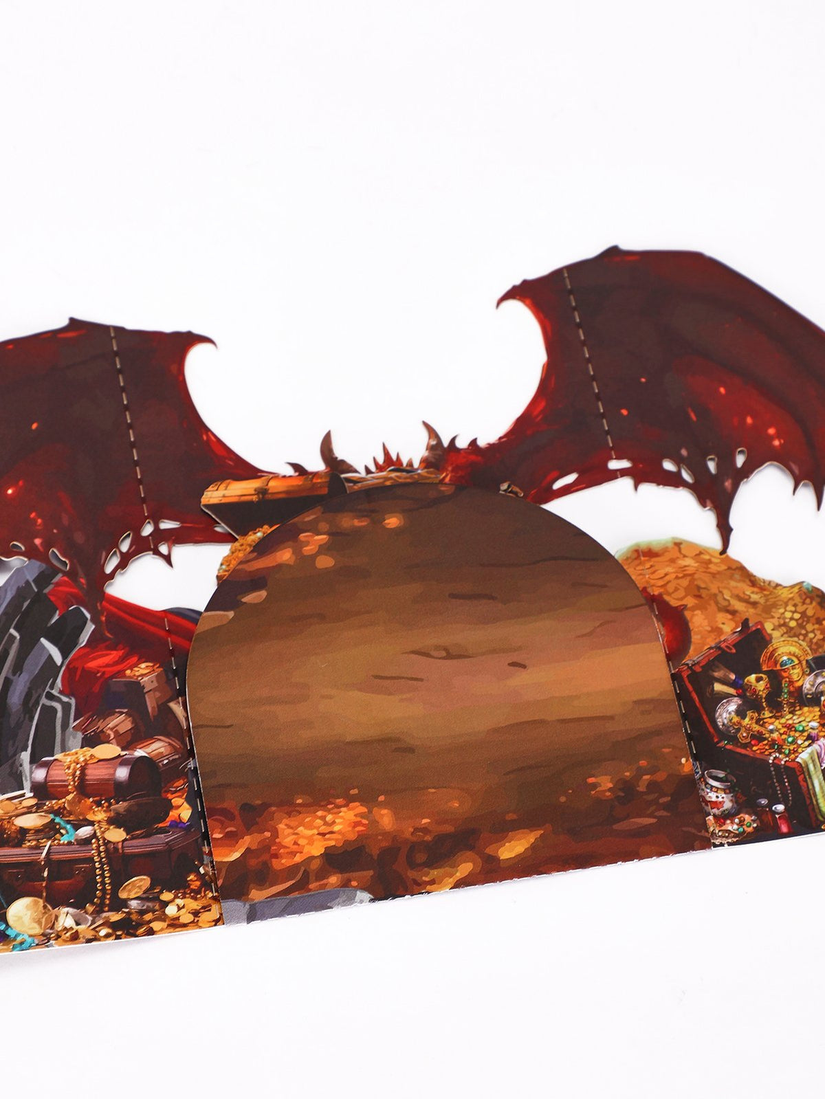 Red Fire Dragon 3D Pop Up Card