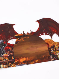 Red Fire Dragon 3D Pop Up Card