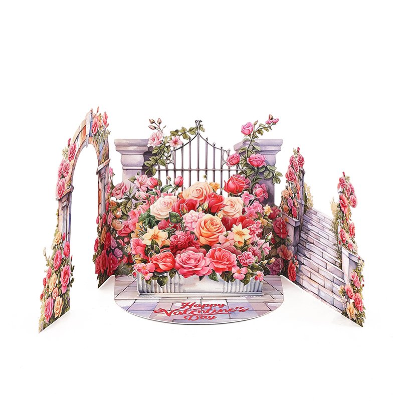 Romantic Garden 3D Pop Up Card