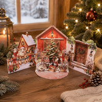Christmas Double Door Pop Up Card