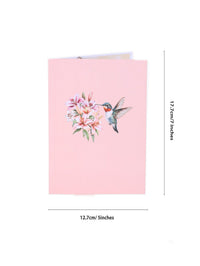 Hummingbird Lily Greeting Card
