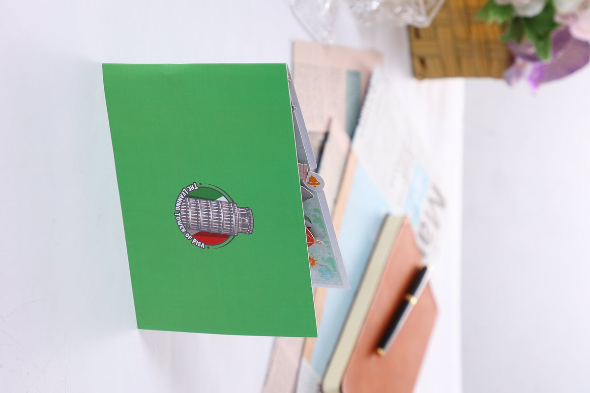 Leaning Tower Of Pisa 3D Pop Up Card
