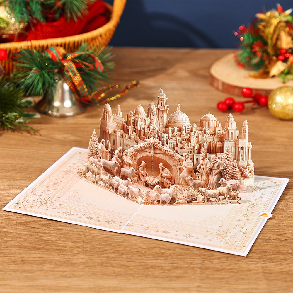 Nativity Statue 3D Pop Up Card