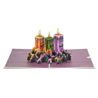 Halloween Candle Pop Up Card