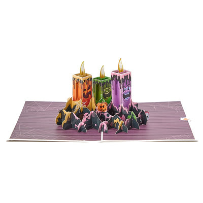 Halloween Candle Pop Up Card