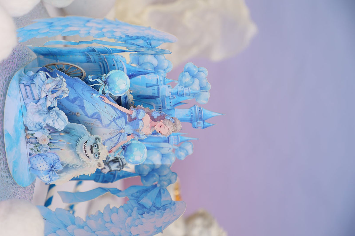 Icy Castle Greeting Card