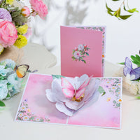 Camellia 3D Pop Up Card