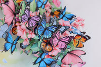 Butterfly Floral Branch Greeting Card