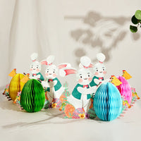 Honeycomb Easter Egg 4-Pack Set