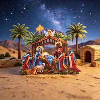 Nativity 3D Pop Up Card