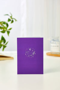 Moon Whale 3D Pop Up Card
