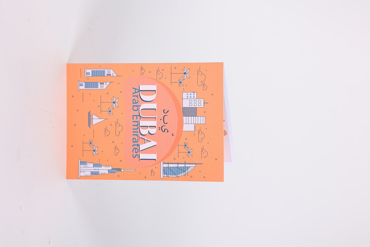 Dubai City Scenery 3D Pop Up Card