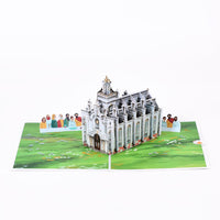 Cross Angel Flip Pop Up Card