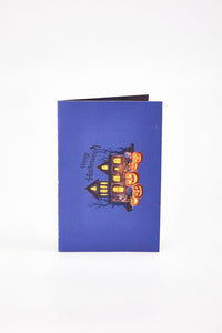 Halloween Haunted House Greeting Card