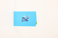 Whale 90° Birthday Greeting Card