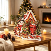 Christmas Gnome Snowman Ornament