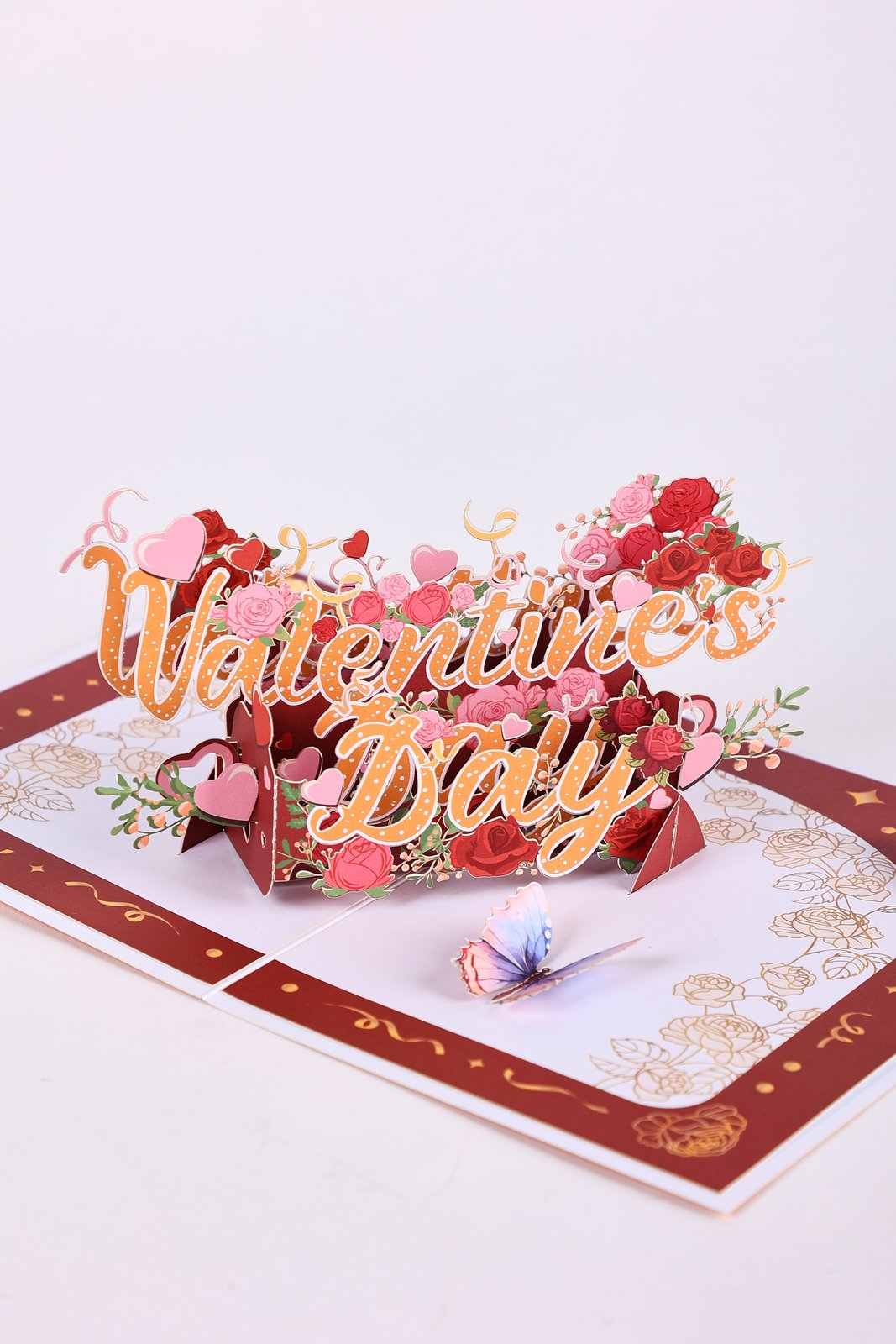 Vintage Rose Valentine's Day Greeting Card