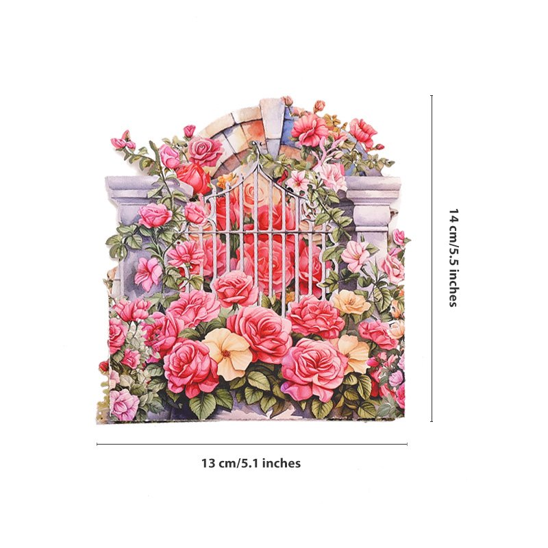 Romantic Garden 3D Pop Up Card