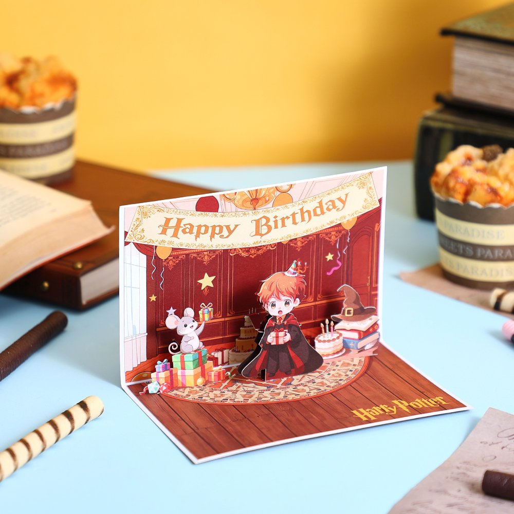 Magic Boy Birthday 3D Pop Up Card